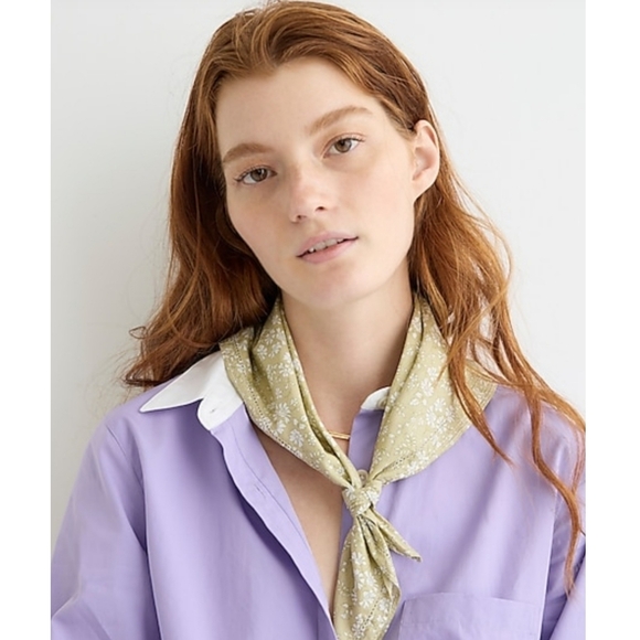 14. J.Crew Square scarf in Liberty® print - Picture 1 of 7